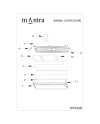 SAONA * DOWNLIGHT LED CUADRADO - 12W - 3000K